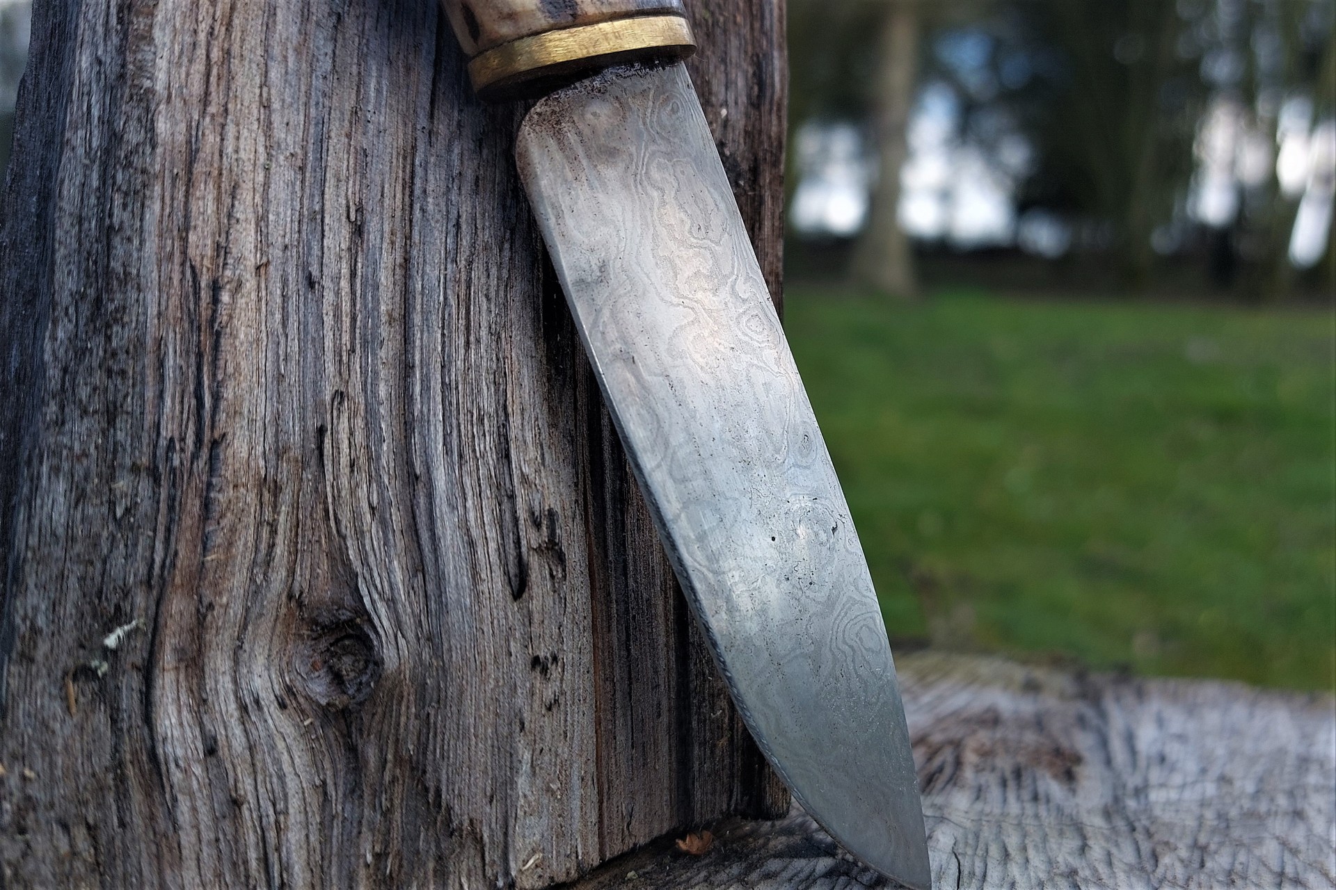 Couteau Droit Damas