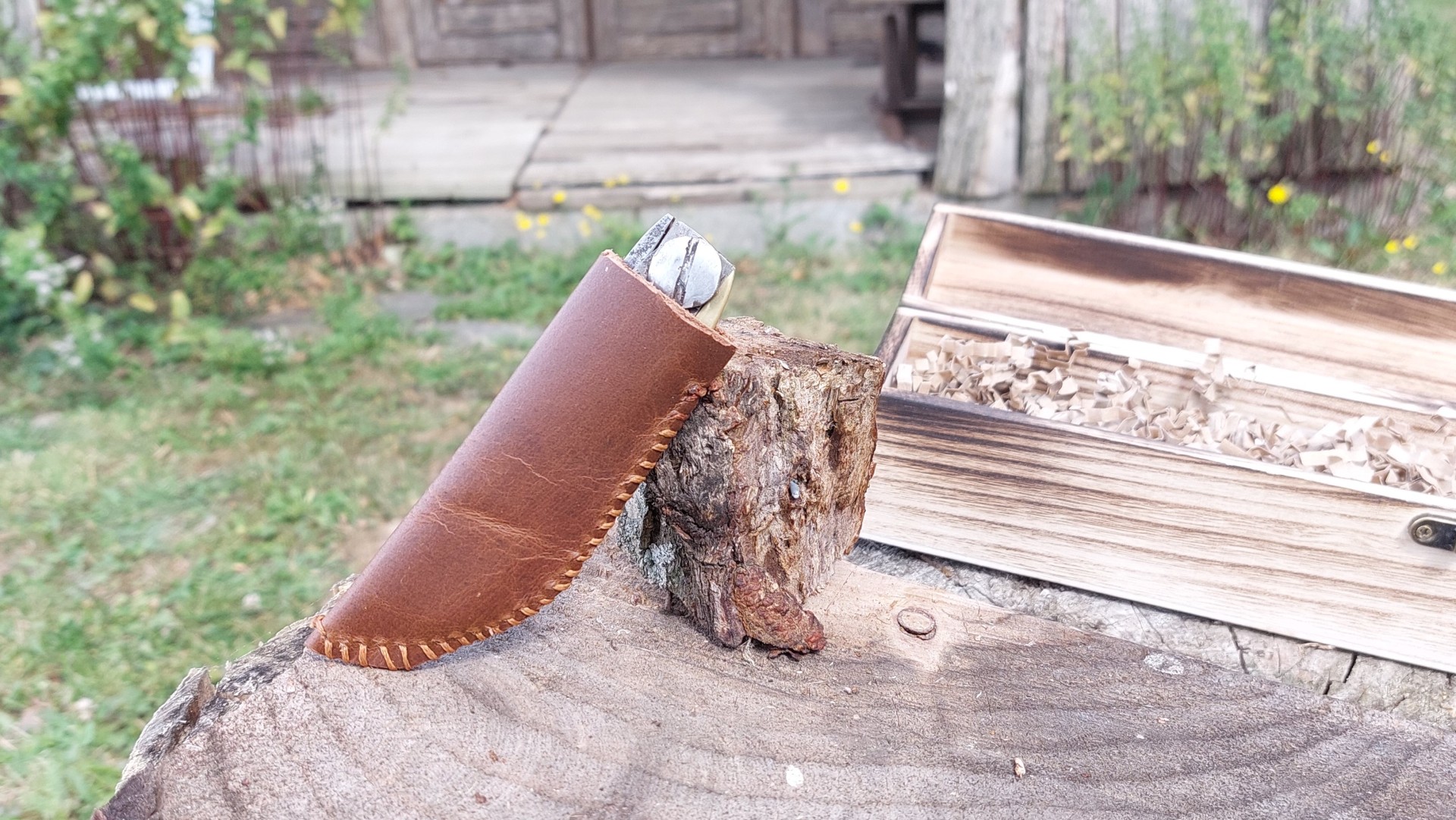 Couteau pliant Damas1